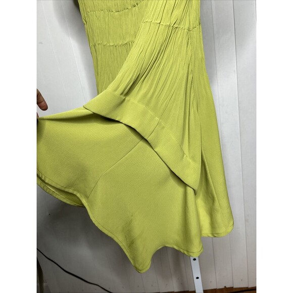 Babette Asymmetrical Hem Dress Tunic Mini Crinkled Artsy Ar to Wear Size XS - Picture 4 of 8